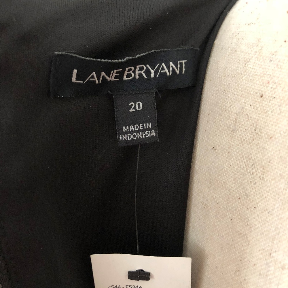 *SOLD* Lane Bryant Gray Black High Low Dress 20 - Picture 7 of 7